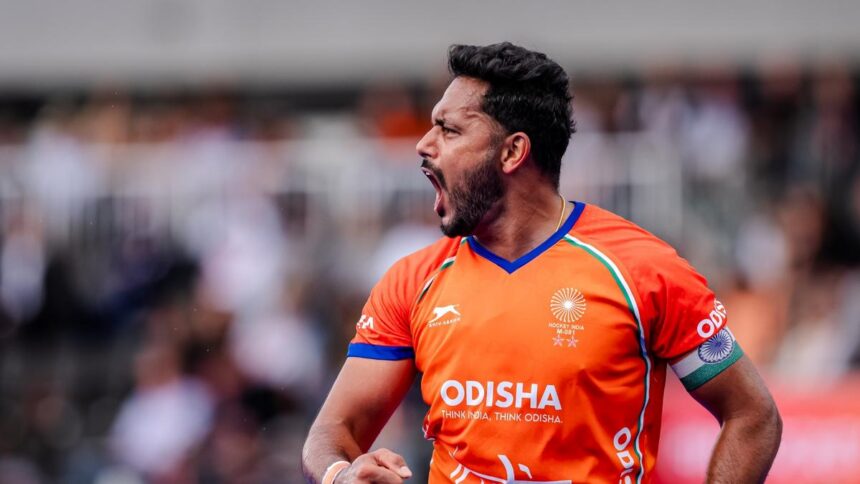 India Knocked Out of Hockey World Cup 2026 After 3-5 Defeat to Argentina 1 Harman