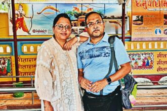 Paresh Patel his wife Jyoti
