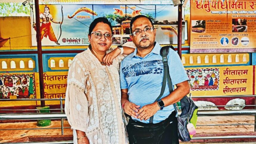 Agonizing Wait in Gujarat: 23 Missing, Including 18 NRIs, Following Devastating Nepal Flash Floods 1 Paresh Patel his wife Jyoti