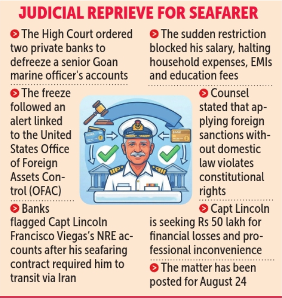 HC orders banks to defreeze marine officer’s accounts 2 Screenshot 2026 08 02 120348