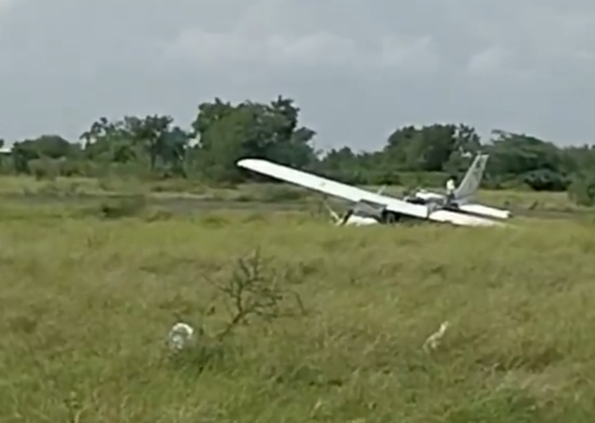 Training Plane Skids While Landing At Baramati, No Serious Injuries Reported 1 Screenshot 2026 08 09 142025