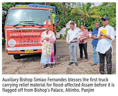 Goa sends first relief truck to flood-hit Assam 1 Screenshot 2026 08 13 083532