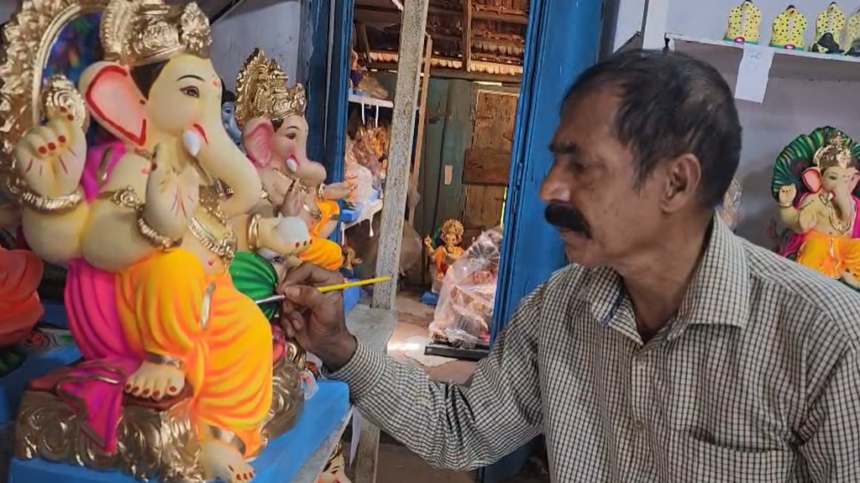 75 Years of Tradition: Vitthal Priolkar’s Ganesh Chitrashala Keeps Margao’s Heritage Alive 1 Screenshot 2026 08 14 141550