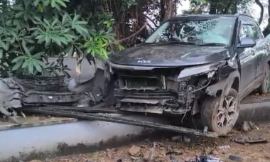 Car Rams Curb Near ESG in Panjim, No Injuries Reported 1 Screenshot 2026 08 17 110357