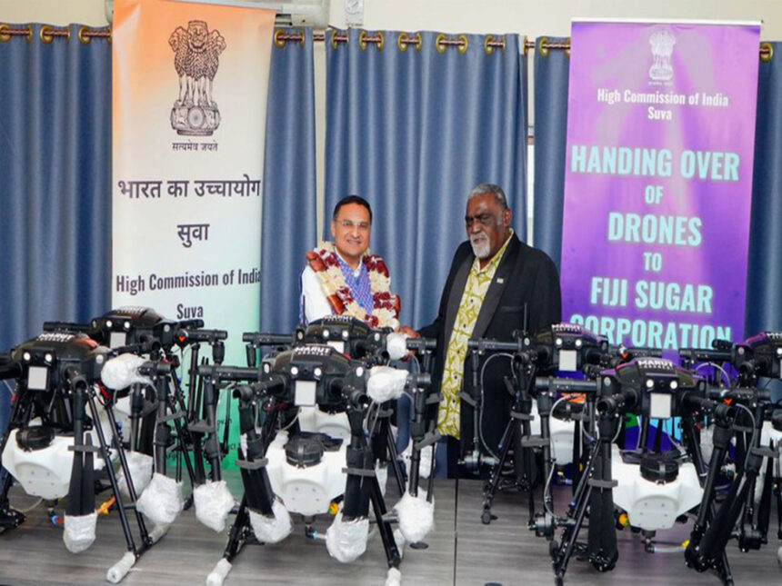India gifts 12 agricultural drones to Fiji to boost sugarcane production 1 ANI 20260925114448