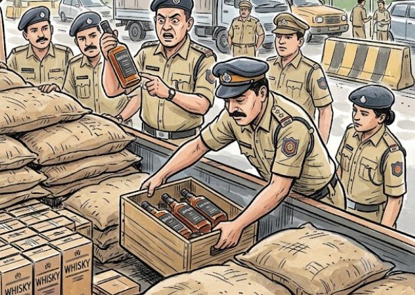 Whisky Worth ₹18.72 Lakh Allegedly Found Hidden Under Potato Sacks in Goa-Bound Truck 1 Screenshot 2026 09 07 130031