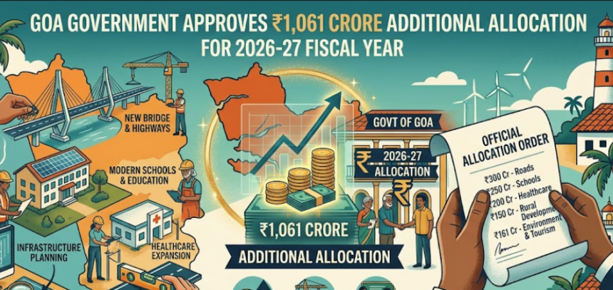 Goa Government Approves ₹1,061 Crore Additional Allocation for 2026-27 1 Screenshot 2026 09 08 124955