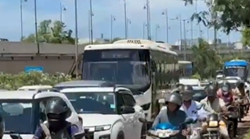 Traffic Chaos at Merces Circle as Vehicles Forced to Take U-Turns 1 Screenshot 2026 09 17 141852