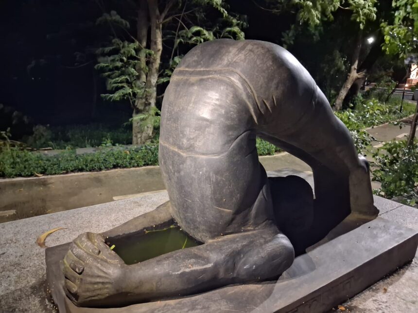 Panjim’s Smart City Installation Facing Backlash as Poor Design Turns Yoga Statue into Mosquito Breeding Ground 1 WhatsApp Image 2026 09 05 at 12.10.48 PM