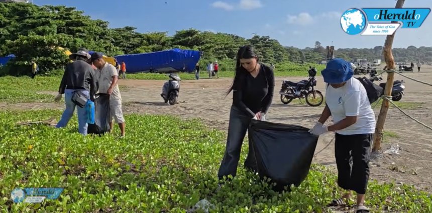 Mizo Community Leads Beach Cleanup at Caranzalem 1 defrdfrdfrdfr