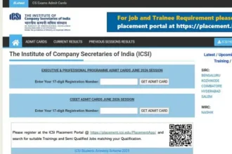 icsi cseet 2026 admit card 1