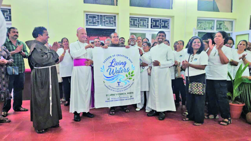 Season of Creation begins at St Anne's, Ponda in Fr Bolmax's legacy 1 ponda