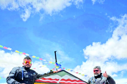 two Goans who rode to Leh Ladakh 1